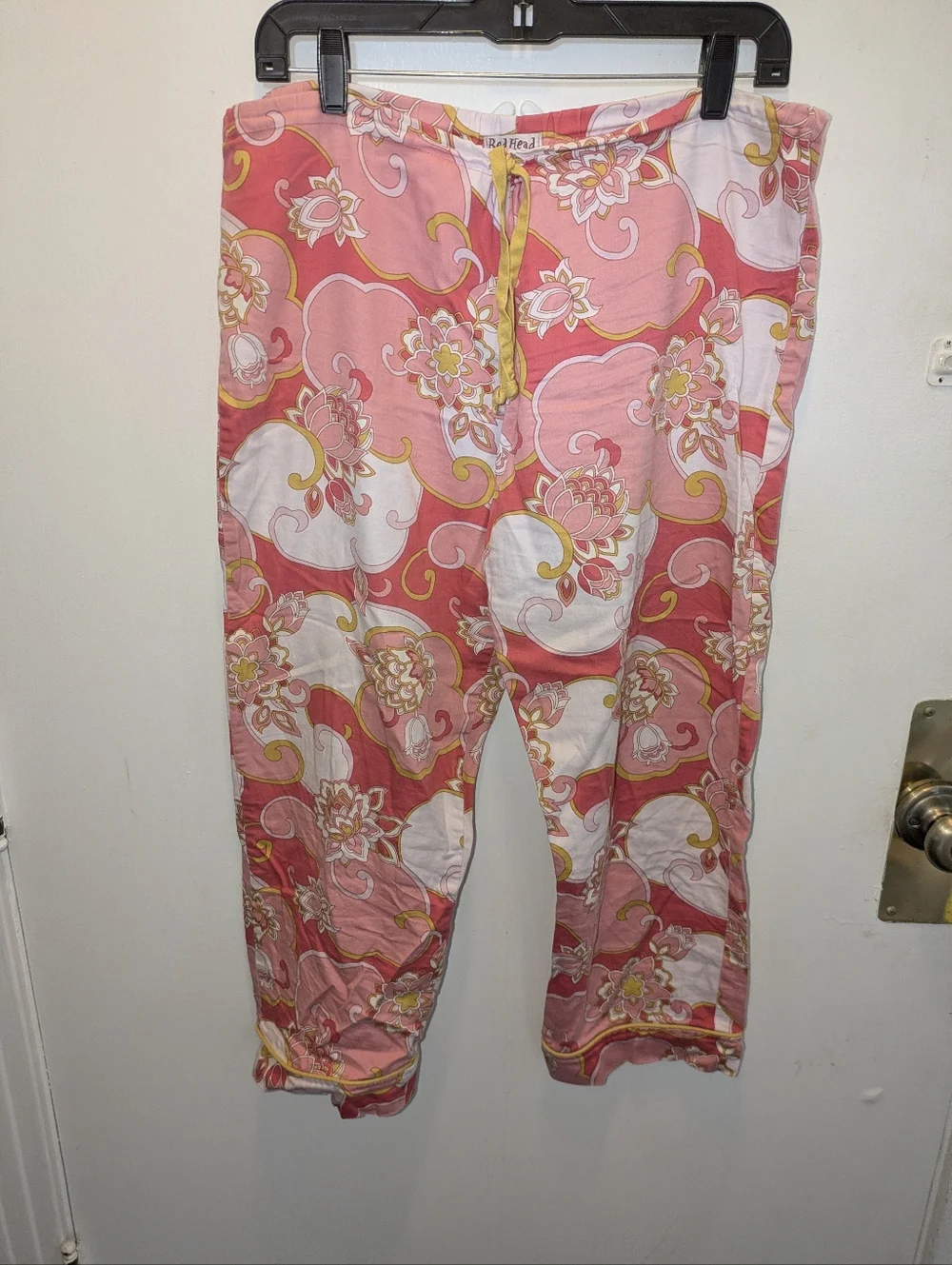 BedHead Pink Floral Print Two-Piece Pajama Set Petite Vintage